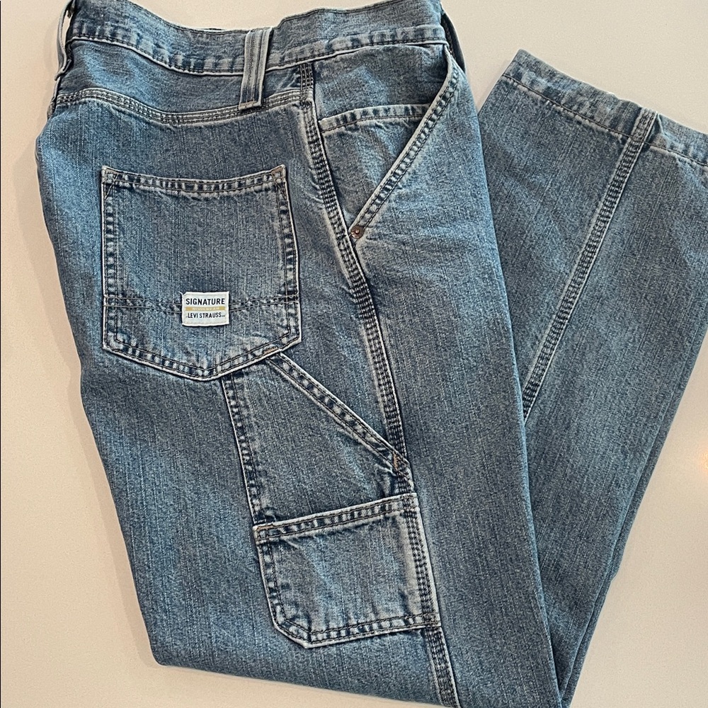 Signature Levi Strauss Blue Jeans - Men’s